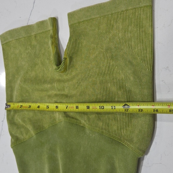Green Ribbed Two-Piece Set Sz M NEW WITHOUT TAG - Picture 11 of 11